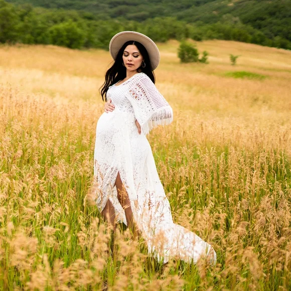 Dresses Lace Boho Maternity Dress Poshmark